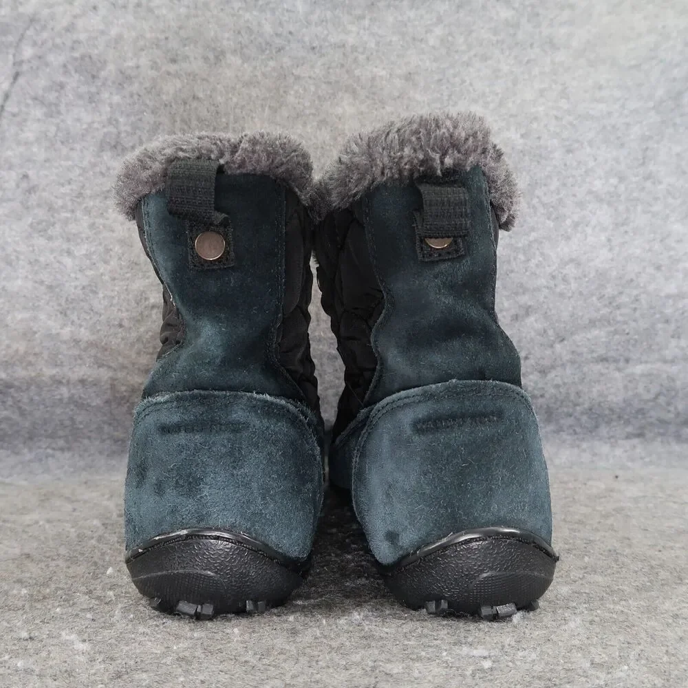 Columbia Shoes Womens 7 Boots Lace Up Winter Waterproof Quilted Powder Shorty
